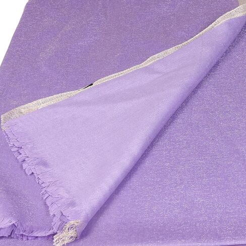 TZ Promise Women Shimmer Chiffon Pashmina Wedding Metallic Sparkle Party Formal Shawls and Wraps for Evening Dresses in Saudi Arabia