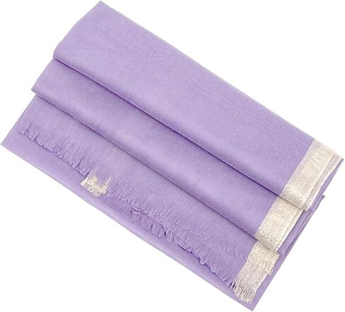 TZ Promise Women Shimmer Chiffon Pashmina Wedding Metallic Sparkle Party Formal Shawls and Wraps for Evening Dresses in Saudi Arabia