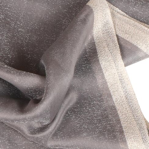 TZ Promise Women Shimmer Chiffon Pashmina Wedding Metallic Sparkle Party Formal Shawls and Wraps for Evening Dresses in Saudi Arabia
