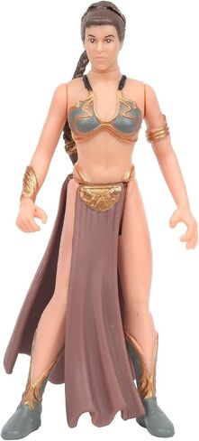 Star Wars, The Power of The Force Green Card, Princess Leia Organa (Jabba's Prisoner) Action Figure with Freeze Frame Slide, 3.75 Inches in Saudi Arabia