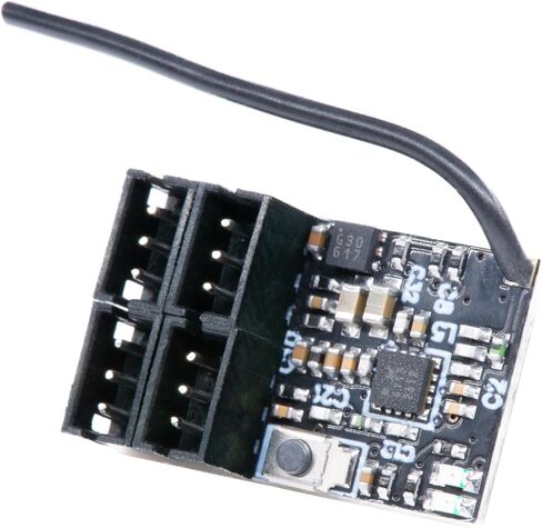 DasMikro Nano V2 2.4Ghz 4CH AFHDS3 RC Receiver Compatible with Flysky Noble NB4,PL18,NB4 Pro (Tower Antenna) in Saudi Arabia