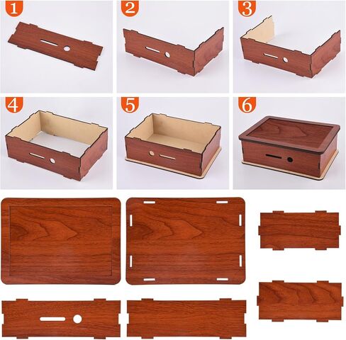 Money Saving Box,Reusable Wooden Money Vault Piggy Bank for Adults Kids with 500 1000 2000 3000 5000 10000 Money Saving Target Cash Vault Wooden Money Saving Box,Best Gifts for Family and Friends in Saudi Arabia