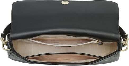 kate spade new york Women's Hudson Pebbled Leather Flap Shoulder Bag in Saudi Arabia
