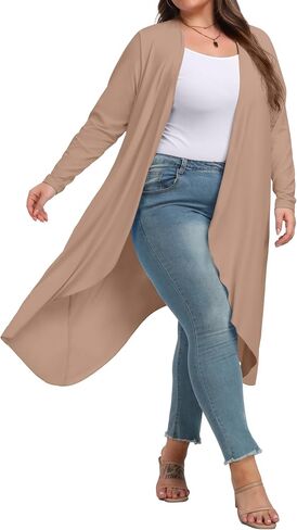 OLRIK Plus Size Cardigan for Women Trendy Fall Clothes Long Duster Cardigans for Women in Saudi Arabia
