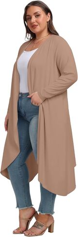 OLRIK Plus Size Cardigan for Women Trendy Fall Clothes Long Duster Cardigans for Women in Saudi Arabia