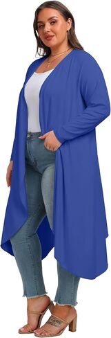 OLRIK Plus Size Cardigan for Women Trendy Fall Clothes Long Duster Cardigans for Women in Saudi Arabia