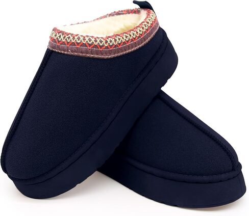 Icosilify Cosy Winter Snow Boots For Women And Men Unisex: Warm Fur Fuzzy Indoor & Outdoor Walking Womens Boots & Mens Shoes in Saudi Arabia