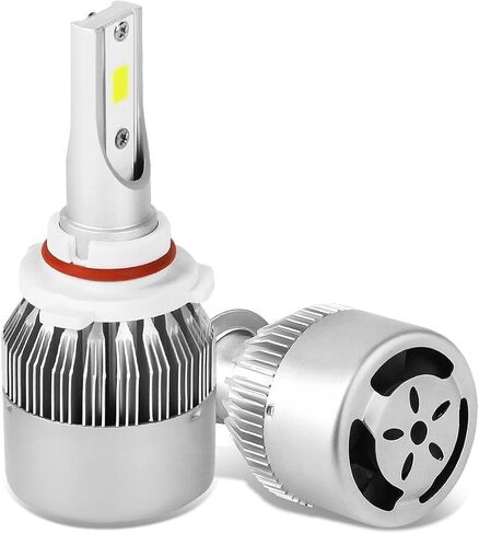 DNA Motoring HID-LED-LB-FAN-9005 Pair of LED Light Bulbs with Cooling Fan, White in Saudi Arabia