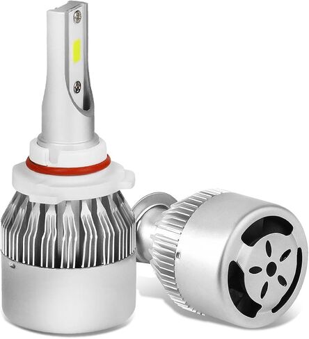 DNA Motoring HID-LED-LB-FAN-9005 Pair of LED Light Bulbs with Cooling Fan, White in Saudi Arabia
