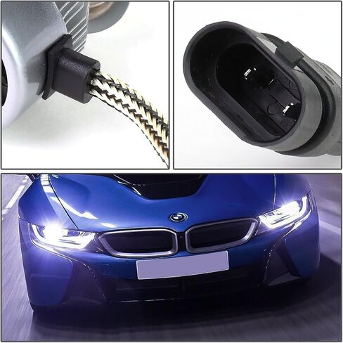 DNA Motoring HID-LED-LB-FAN-9005 Pair of LED Light Bulbs with Cooling Fan, White in Saudi Arabia
