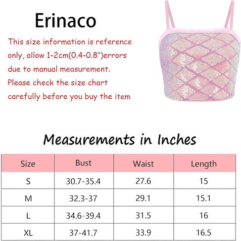 Erinaco المرأة مجموعة ترتر براقة المحاصيل الأعلى سباركلي حورية البحر تانك القمم حريري الساتان الخامس الرقبة السباغيتي حزام بروتيل in Kuwait