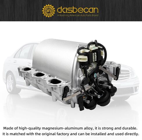 Dasbecan Intake Manifold with Gasket Compatible with 2006-2014 Mercedes Benz C230 C300 C350 E280 E350 GLK350 ML450 S400 SLK300 R350 V6 272 Engine Replaces# 2721402401 2721402201 2721402101 A2721402401 in Saudi Arabia