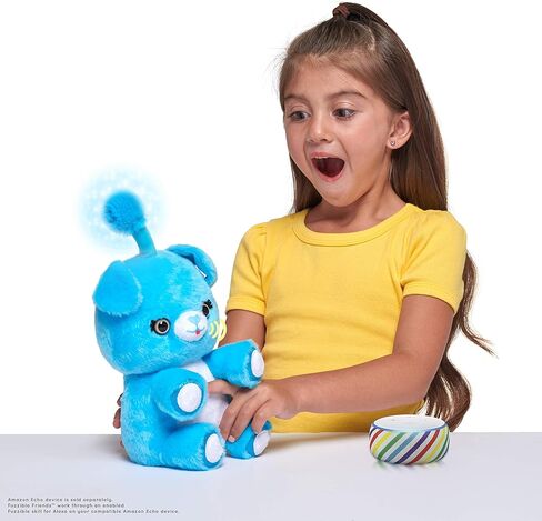 لعبة Fuzzible Friends Cubby The Fox المضيئة - تعمل مع أجهزة Amazon Echo المتوافقة للأنشطة والأصوات التفاعلية - حصريًا لأمازون in Saudi Arabia