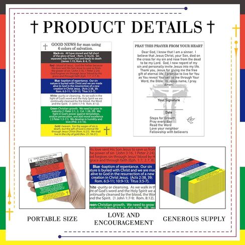 Zhanmai 200 قطعة خطة مجمعة لبطاقات الخلاص، مسالك الإنجيل، بطاقات بريدية مقدسة، بطاقات صلاة، آيات الكتاب المقدس الملهمة المسيحية، إشارة مرجعية مخططة للرجال والنساء والمراهقين، أداة خدمة in Kuwait
