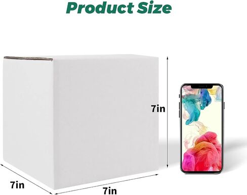 Mat Board Center, 8x8x8 Inches Shipping Boxes for Mailing Moving Packaging, 25 Pack Corrugated Cardboard Boxes for Small Business, Kraft in Kuwait