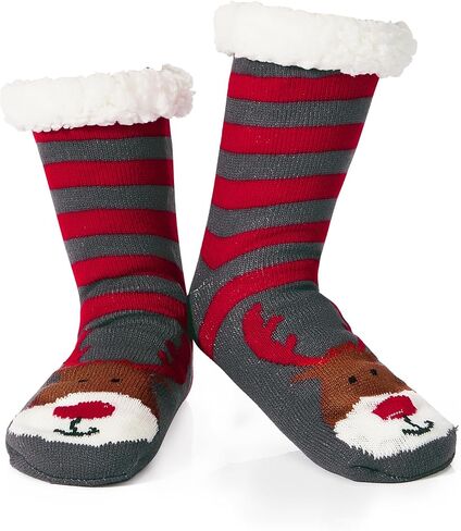 American Trends Christmas Slipper Socks Women Fuzzy Socks Gripper Non Slip Womens Warm Cozy Socks Athletic in Saudi Arabia