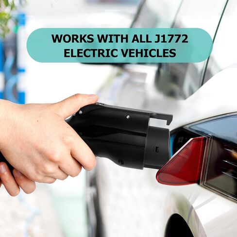 محول Tesla إلى J1772، محول أمان Ucomen مناسب لجميع J1772 EVs، بحد أقصى 48 أمبير 250 فولت، محول شحن متوافق مع موصل جدار الطاقة Tesla/الوجهة/شواحن الهاتف المحمول in Saudi Arabia