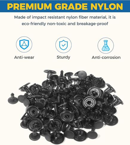 40PCS Fender Clips,Fender Liner Clips,Splash Shield Clips,Car Accessories Car Clips,Car Retainer Clips,Fender Liner Fender Trim,Engine Under Cover Push-Type Retainer Clips,Replace #90467-07201 in Saudi Arabia