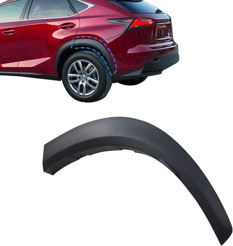 حافة قولبة للجانب الأيمن الخلفي متوافقة مع Lexus NX300h NX200t 2015-2021 NX300 2018-2021 Repolace # 7560578010 LX1791101 in Saudi Arabia