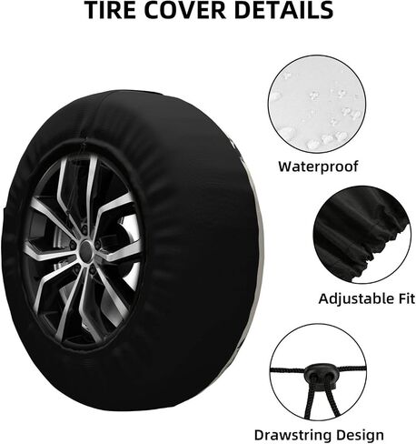 Funny Raccoon Spare Tire Cover Raccoon Holding A Gun Wheel Protector for Truck SUV Trailer Camping RV Universal Tire Covers 15 Inch in Saudi Arabia
