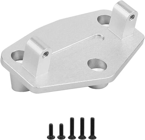 Metal Aluminum Servo Mount LOS212036 for Losi 1/18 Mini LMT 4X4 Brushed Monster Truck LOS01026 Upgrade Parts (Silver) in Saudi Arabia