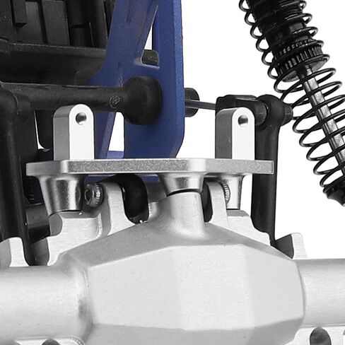 Metal Aluminum Servo Mount LOS212036 for Losi 1/18 Mini LMT 4X4 Brushed Monster Truck LOS01026 Upgrade Parts (Silver) in Saudi Arabia