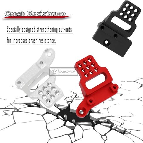 Upgrades for 1/18 TRX4M RC Crawler,Aluminum Alloy Front Rear Adjustable Shock Towers,Gearbox Housing,Transmission Mount,Steering Servo Mount & Chassis Links Hops up,Red in Saudi Arabia