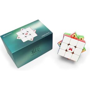 QY X Man Tornado V4 M UV Coated 2024 Magnetic Speed Cube 3x3 Stickerless (Pioneer UV Version)