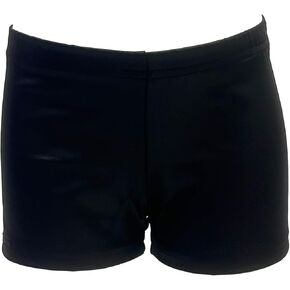 ZUYPSK Girls Elastic Waist Glittery Metallic Slim Dance Shorts Gym Tumbling Athletic Bottoms Underwear in Kuwait