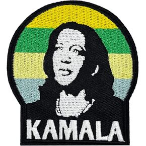 3" Kamala Harris Embroidered Iron on Patch