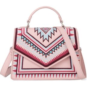Montana West Aztec Flap Top Handle Bag Vintage Crossbody Purse Clutch Handbag for Women in Kuwait