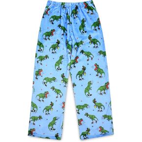 iscream Big Boys Fun Print Silky Soft Plush Fleece Pants - Play Patterns Collection