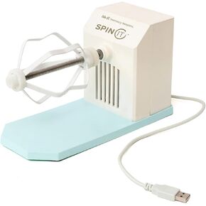 We R Memory Keepers 0633356604990 Spin It-Motorized Rotary Drying Tool, 1 Count (Pack of 1), White