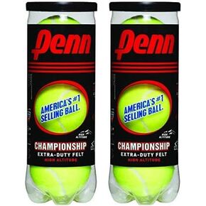 Penn Championship High Altitude Tennis Balls - Extra Duty Felt Pressurized Tennis Balls