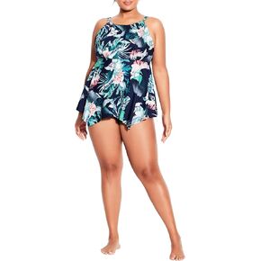 EVANS Women's Plus Size Tankini HANKI PRT