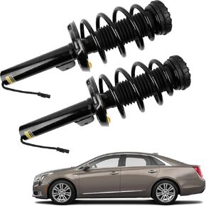 Dasbecan 2Pcs Front Shock Absorber Strut Assys w/Electric Compatible with Cadillac XTS 3.6L 2013-2019 Replaces# 15815523 19300063 23101683 23220501 580-1096