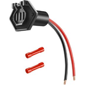 Trolling Motor Plug, Trolling Motor Plug and Receptacle 12v Compatible With Minn Kota Marine Boat, Male & Female Trolling Motor Connector, Waterproof Trolling Motor Quick Connect, Quick Connect Electr