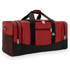 Everest Luggage Sporty Gear Bag, Red/Black, Red/Black, One Size
