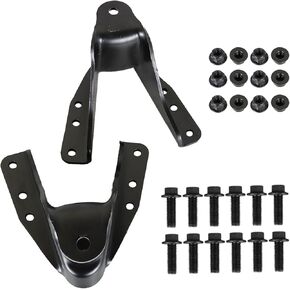 GXYWADY Rear Leaf Spring Forward Shackle Bracket Hanger Pair 2pc Replacement for F250 F350 722-013 E5TZ5775D