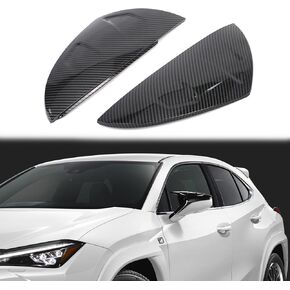 Door Side Mirror Cover Caps Fit for Lexus IS ES RC LS UX 2017-2023 M Style Carbon Fiber Style