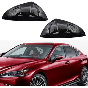 Door Side Mirror Cover Caps Fit for Lexus IS ES RC LS UX 2017-2023 M Style Carbon Fiber Style