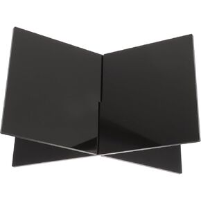 ABOOFAN Acrylic Book Holder Book Display Stand Reading Stand Quran Bible Book Stand Shelf Magazine Cookbook Display Holder for Magazines Textbooks Black