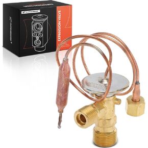 A-Premium A/C Expansion Valve Compatible with Nissan Altima 1993-1999, Sentra 1994-1999, Frontier 1998-2001, Xterra 2000, Tsubame 1995-1999, Tsuru 1994-1999, D21 1994, 200SX 1995-1998 & Infiniti G20