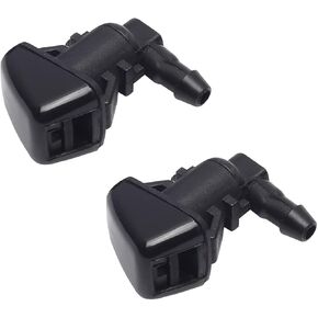 (pack of 2) Front Windshield Washer Nozzle Wiper Spray Jet Replacement for 2008 2009 2010 F250, F350, F450, F550 Super Duty, 2011-2015 Fiesta - 7C3Z-17603-A, BE8Z-17603-A