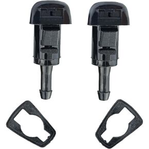2PCS Windshield Washer Nozzle Sprayers Kit Compatible for 2007-2010 Cirrus, 2007-2010 Patriot, 2006-2010 Charge, 2011-2021 Ram Replace 4805742AB 5303833AA in Kuwait