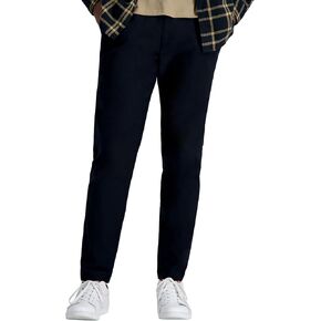 Haggar Men's Life Khaki Slim Fit Flat Front Flex Pant