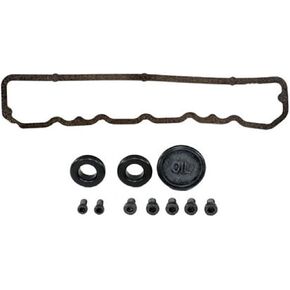 Omix-Ada | 17401.21 | Engine Valve Cover Kit, Black, Aluminum | OE Reference: 83501398-ALB | Fits 1981-1986 Jeep CJ 4.2L