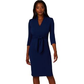 Adrianna Papell Women's Front Tie Short Dress
