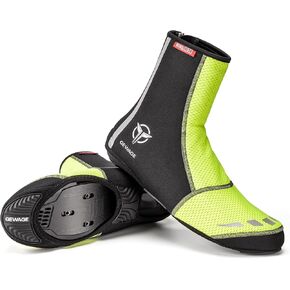 GEWAGE Cycling Shoe Covers -Warm Bike Shoe Covers - Windproof Mountain Road Cycling Overshoes - Cycling Shoe Cover for Men Women
