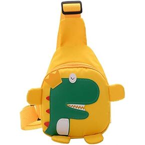 Hiflyer Kids Sling Bags Kids Crossbody Bag, Small Nylon Sling Bag for Kids Travel Bag for Kids, Dinosaur Sling Bag for Kids